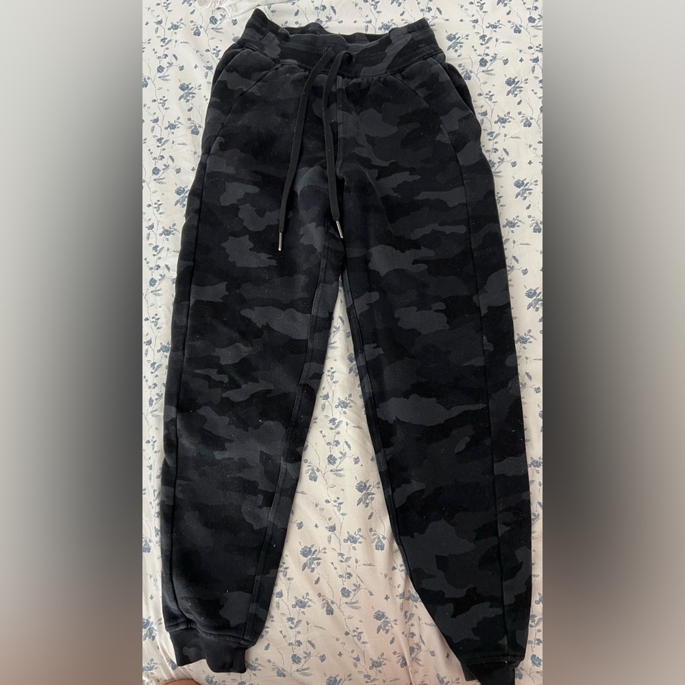 Black Camo Multi Scuba Joggers